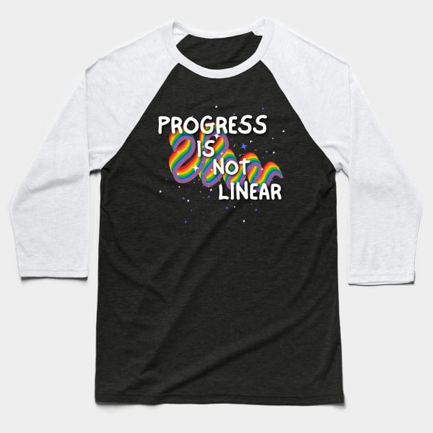 Progress Baseball T-Shirt by Kbetz